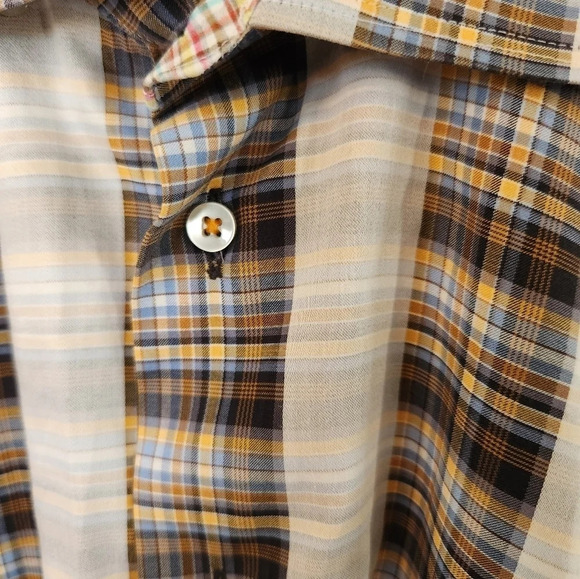 Patrick James RESERVE size Medium long sleeve button-up - Picture 12 of 13